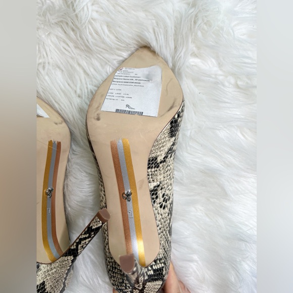 ‼️ Sam Edelman Hazel Snake-Print Pumps - Chic High Heels for Every Occasion‼️ - Picture 5 of 5